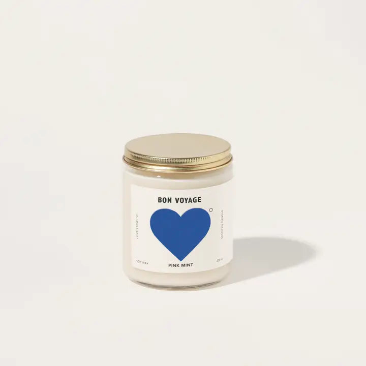 Bon Voyage Soy Candle - P I N K M I N T