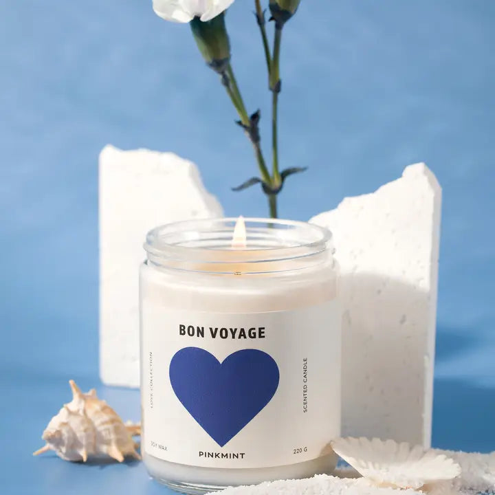 Bon Voyage Soy Candle - P I N K M I N T
