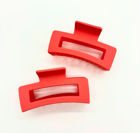 H a i r C l i p | Rectangle Coral