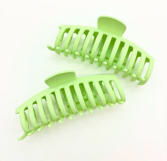 H a i r C l i p | Jumbo Claw - Lime