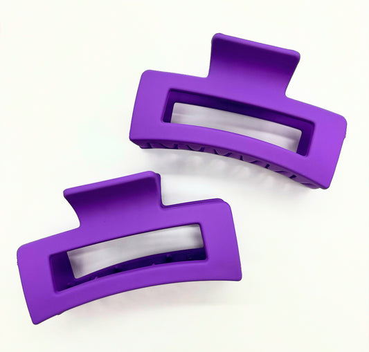 H a i r C l i p | Rectangle Purple