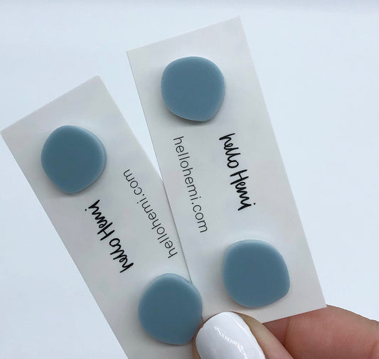 S p o t s | Matte Shell Blue