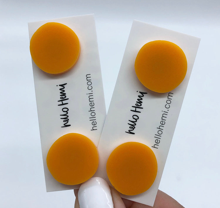 C h u n k y S p o t s | Matte Mango