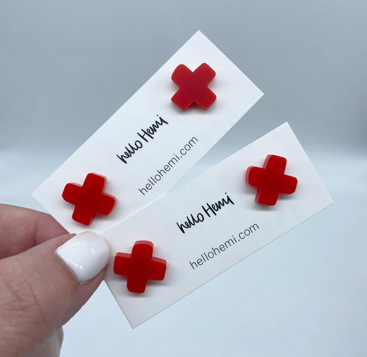 C r o s s e s | Matte Red