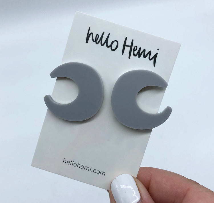 S A L E | C r e s c e n t M o o n | Matte Grey