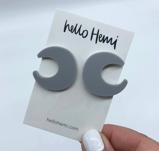 S A L E | C r e s c e n t M o o n | Matte Grey