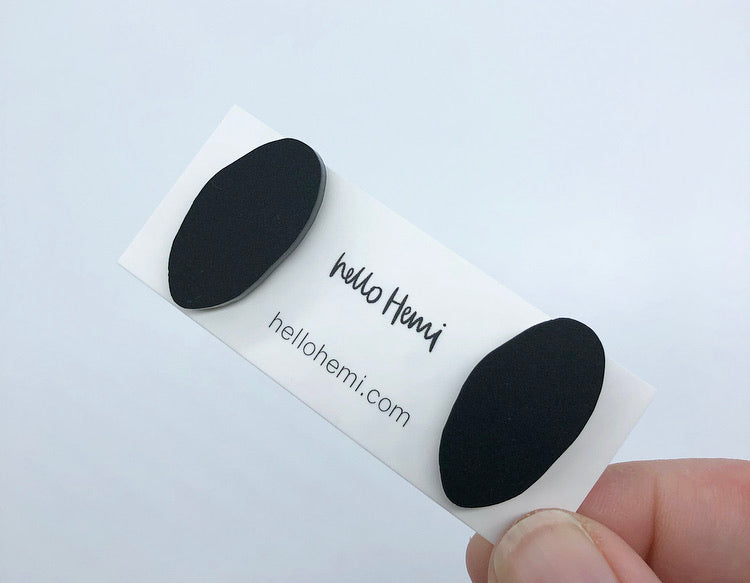 S A L E | O r g a n i c O v a l | Matte Black