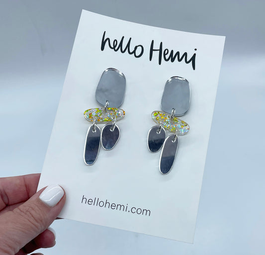 R i v a | Silver Mirror + Countdown Glitz