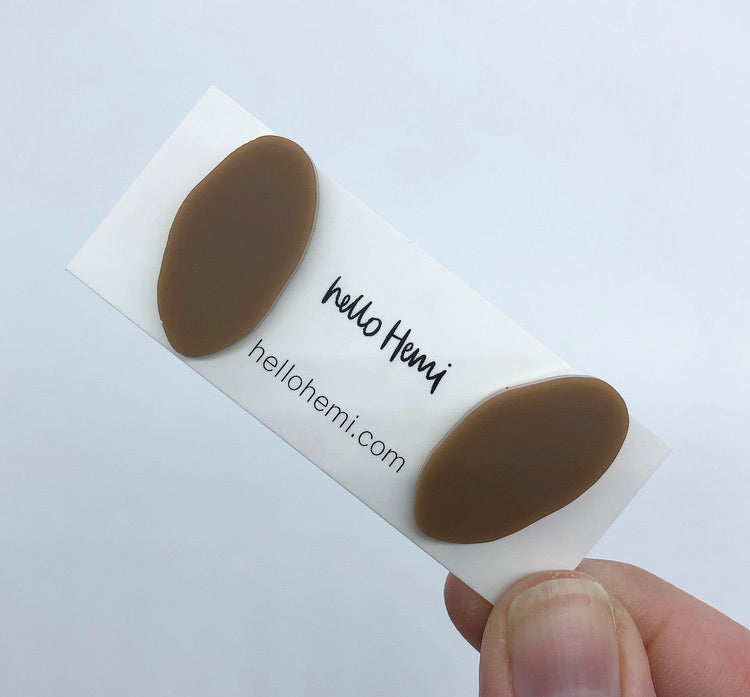 S A L E | O r g a n i c O v a l | Matte Coffee