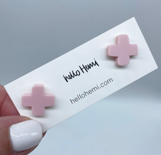C r o s s e s | Matte Pastel Pink