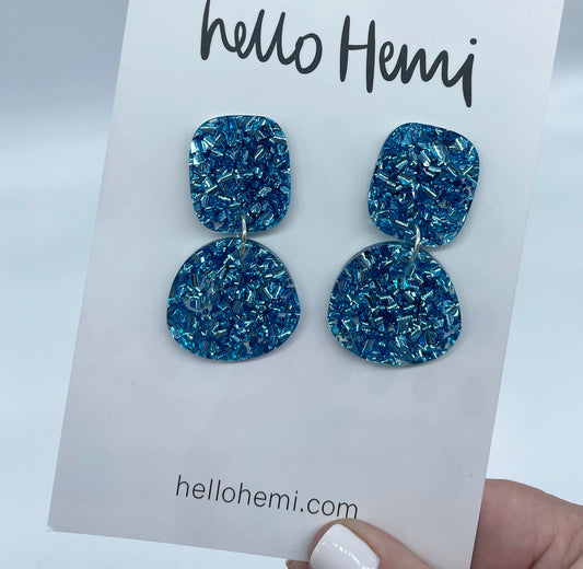 L e n n i  | Ice Blue Glitz