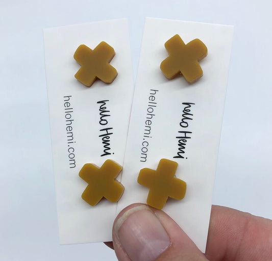 C r o s s e s | Matte Mustard