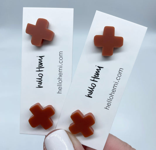 C r o s s e s | Matte Rust