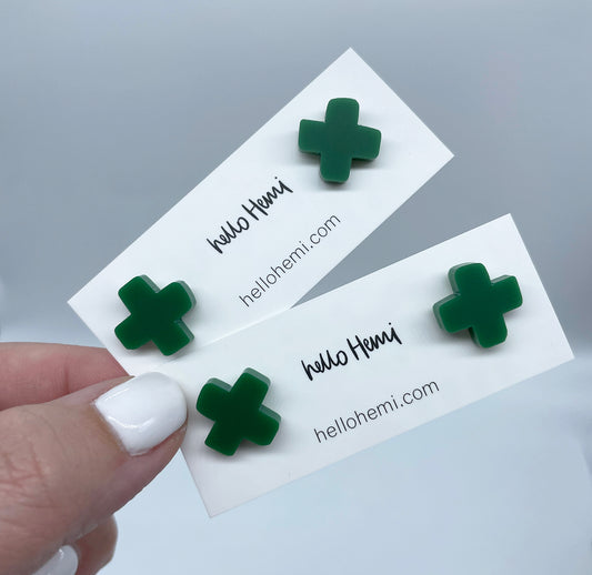C r o s s e s | Matte Forest Green