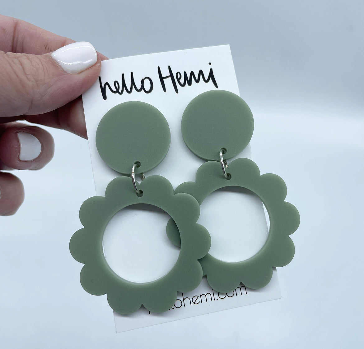 F r i l l e d | Matte Sage Green