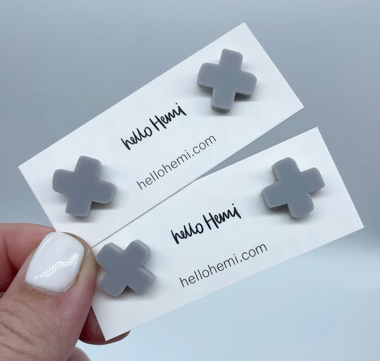 C r o s s e s | Matte Grey