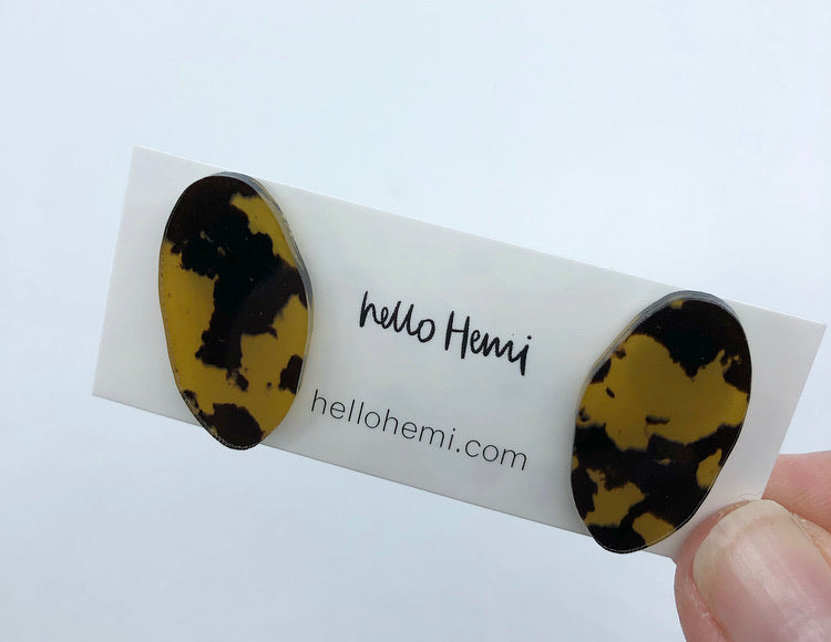 S A L E | O r g a n i c O v a l | Leopard Print