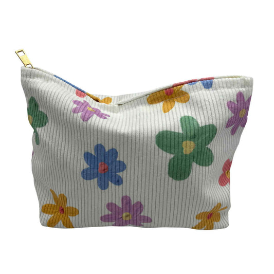 S A M P L E | Zip Up Pouch | Pastel Flowers