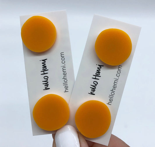 C h u n k y S p o t s | Matte Mango